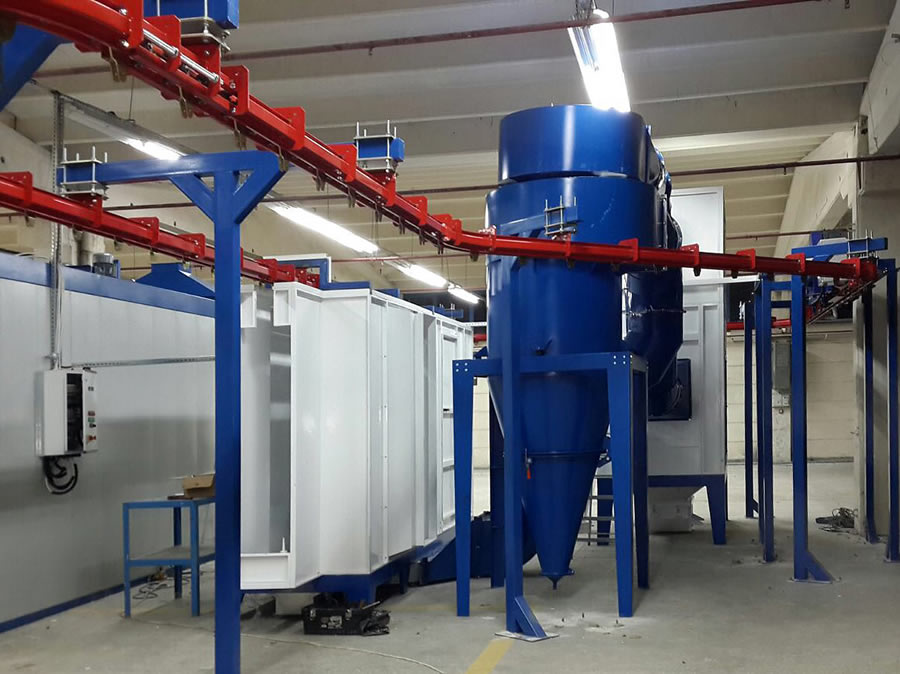 Onder Makina Boya Kabinleri ve Servis Ekipmanları Toz Boyama ve Yıkama Hattı Tesisi 1-2