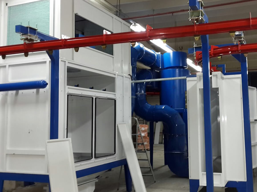 Onder Makina Boya Kabinleri ve Servis Ekipmanları Toz Boyama ve Yıkama Hattı Tesisi 1-4