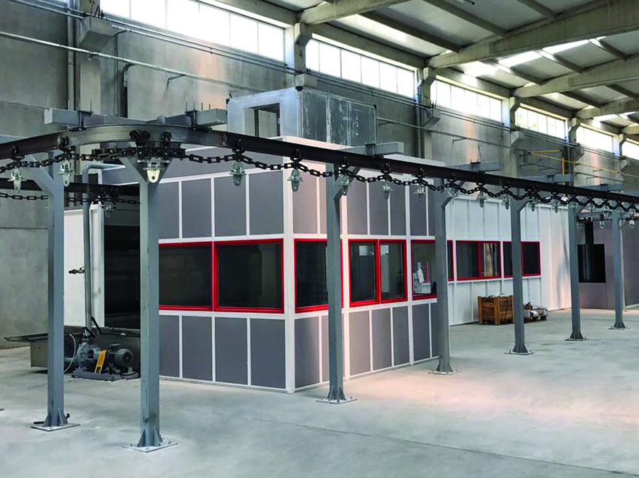 Onder Makina Boya Kabinleri ve Servis EkipmanlarıRobotlu ve Konveyörlü Tesis1-4